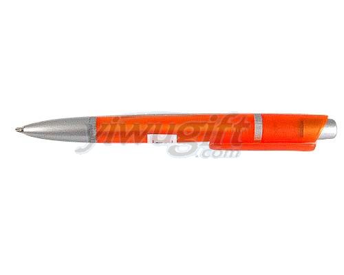 Orange ball pen, picture