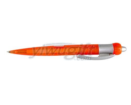 Orange ball pen, picture