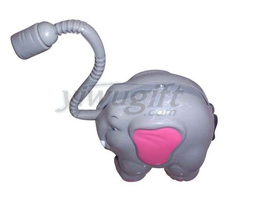 Elephant elecronic torch, picture