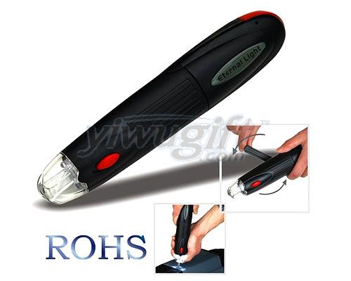 Hidden hand tools flashlight, picture