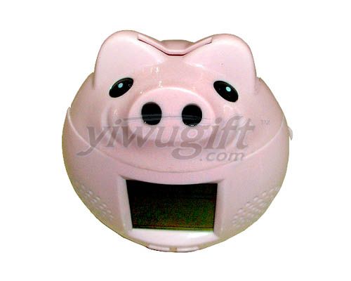Pig radio & timer, picture