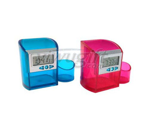 Office electronic clock, picture