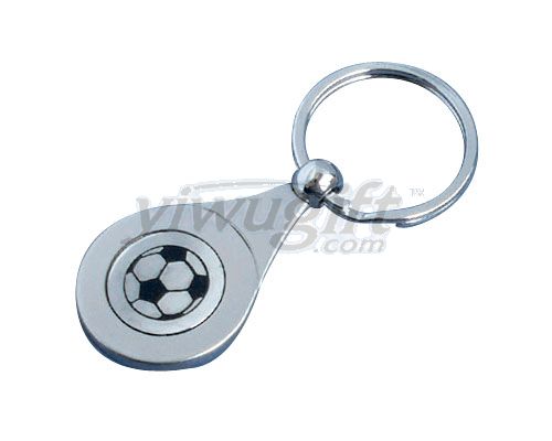 Metal key button, picture