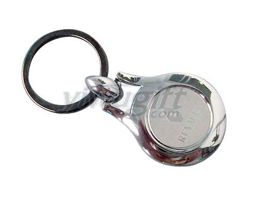 Metal key button, picture