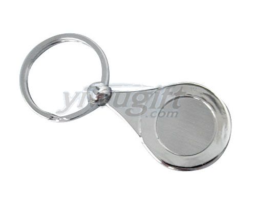 Metal key button, picture