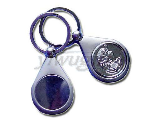 Metal key button, picture