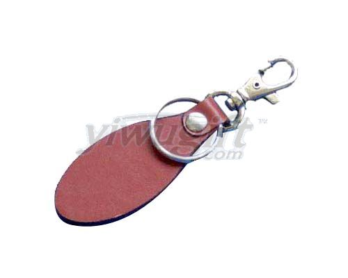 Leather key ornament, picture