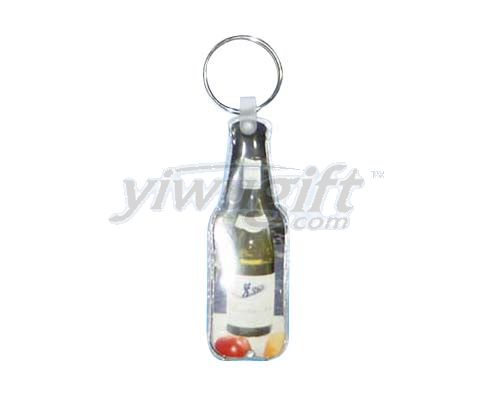 Bottle key ring, picture