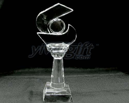 Crystal cup, picture