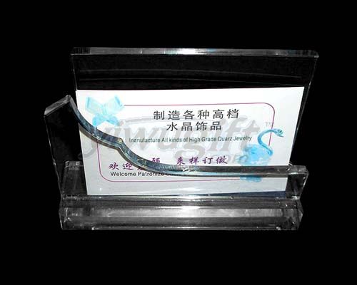 Exclusive crystal namecard holder, picture
