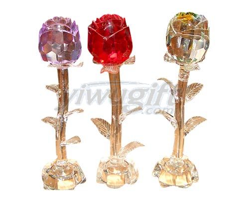 Crystal rose, picture