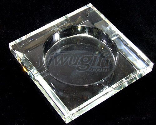 Crystal ashtrays, picture