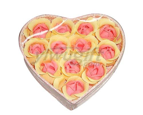 Rose soap, picture