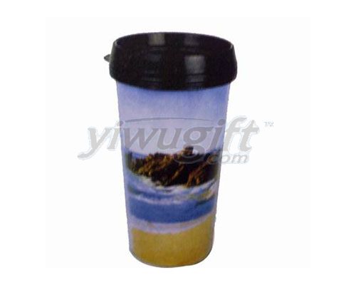 Plastics cup, picture