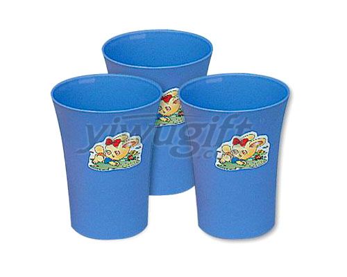 Plastic juice cup, picture