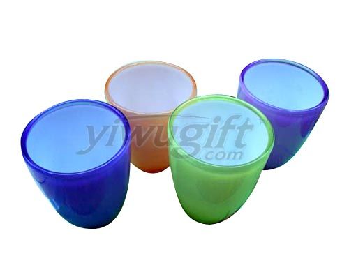 Double  layer crystal cup, picture