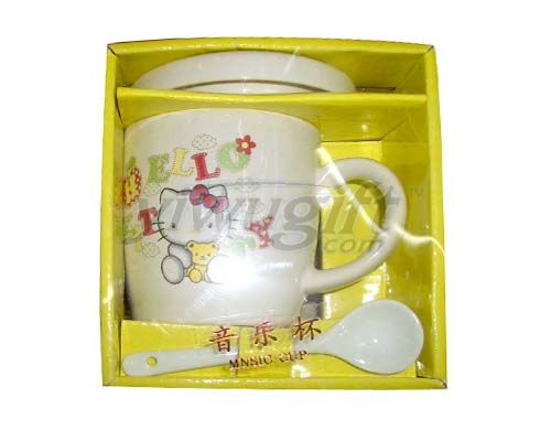 Cartoon ceramics cup, picture