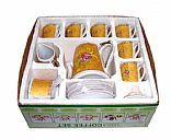 15 square ceramic cups packaged gift box, Picture