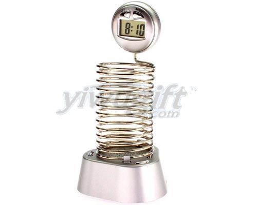 Multi-functionpencil vase with clock, picture