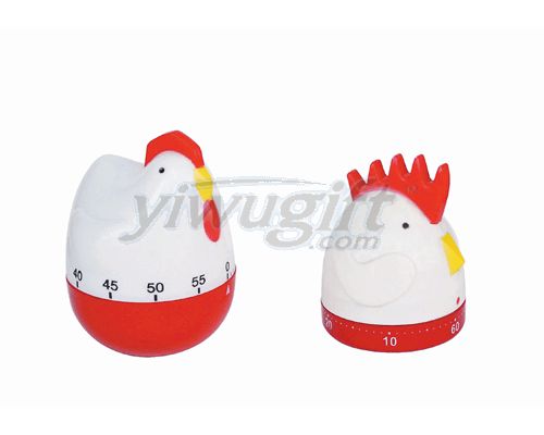Timer with chickabiddy, picture