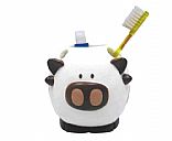 Cow toothbrush shelf, Picture