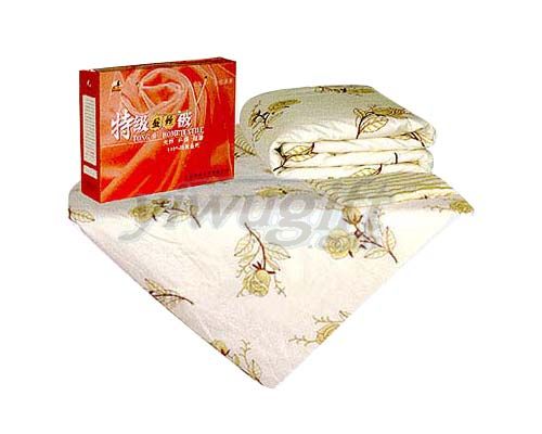 Elegant silk quilt, picture