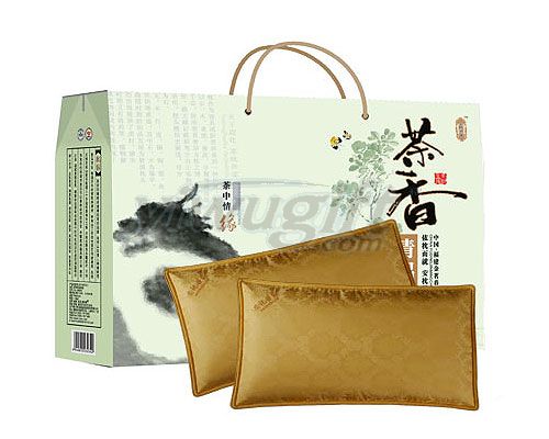 Green tea pillow, picture