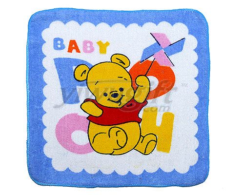 Teddy bear towel, picture