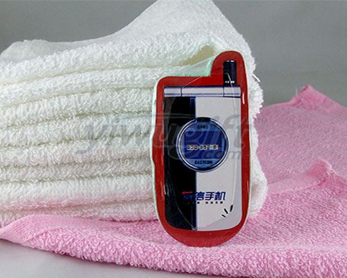 Premium cellphone compressed towel, picture