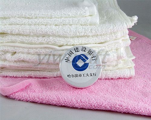 Promotional round magic towel, picture