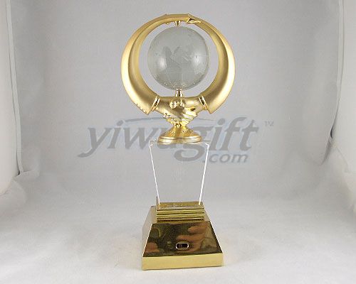Exclusive crystal globe, picture