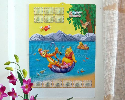 2007 wall calendar, picture