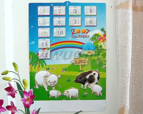 2007 rainbow calendar, picture