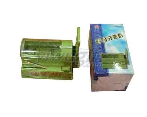 Toothpick box &  opener, picture