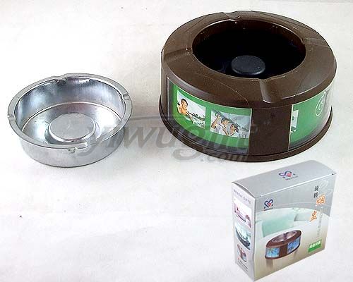 Rotating advertising ashtray, picture