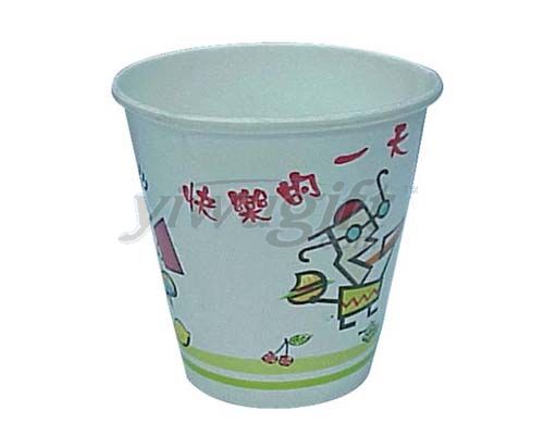 Advertising paper cup, picture