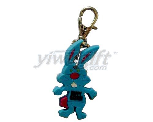 PVC  key ring, picture