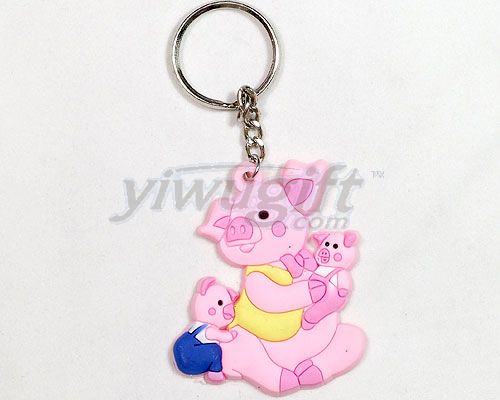 Piglet key ring, picture
