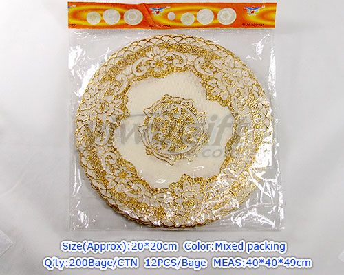 PVC round stamp cushion, picture