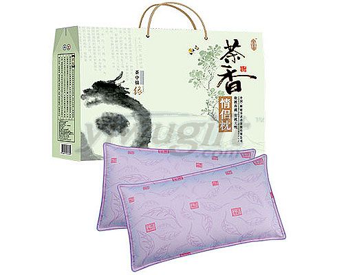 Green tea pillow Couples package, picture