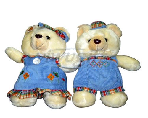 Couples Bear pillow, picture