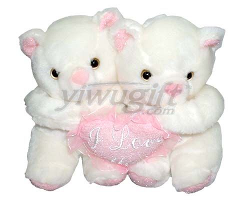 Couples Bear pillow, picture