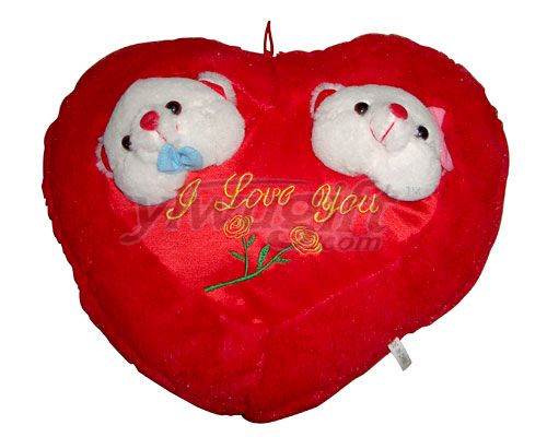 Teddy bear pillow, picture