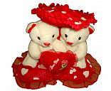 Lovers' teddy bear, Picture