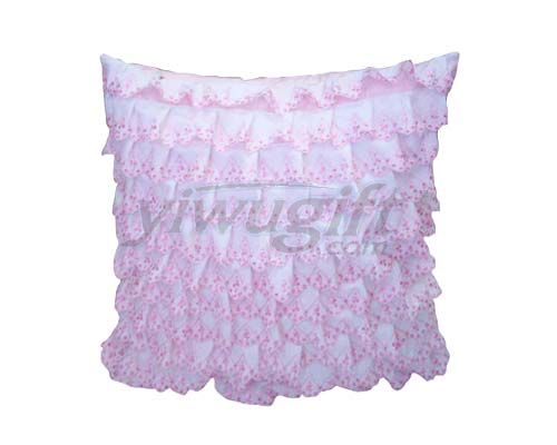 Wave lace pillow