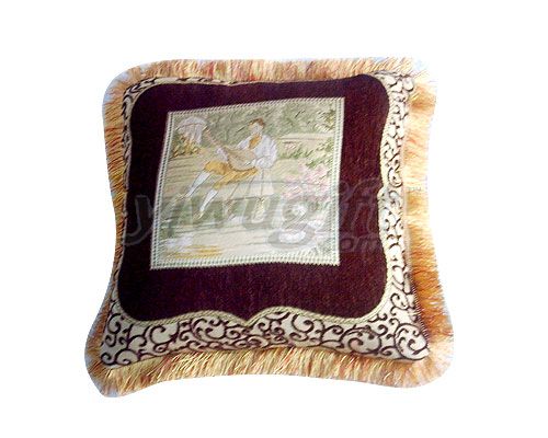 Snow mud cashmere pillow, picture