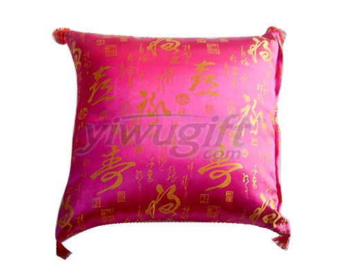 Spent satin pillow, picture