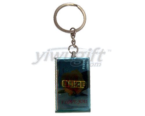 Crystal key chain, picture