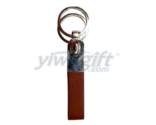 leather  key ring, picture