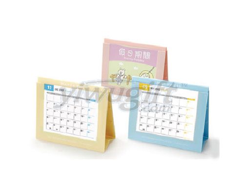 Double-use Table calender stand, picture